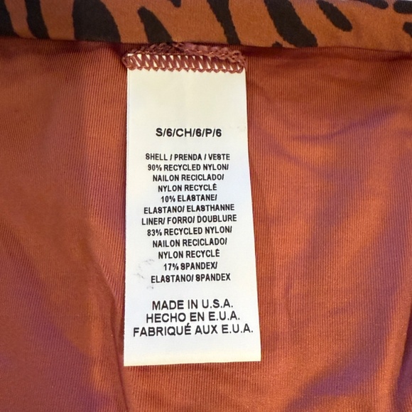 New! Vitamin A Leopard Banded Bikini Bottoms Cheetah Animal Print 31439 - Picture 9 of 10